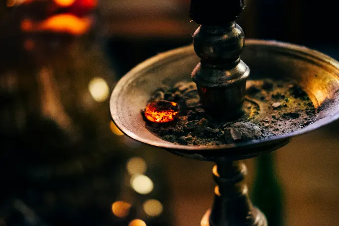 grey hookah